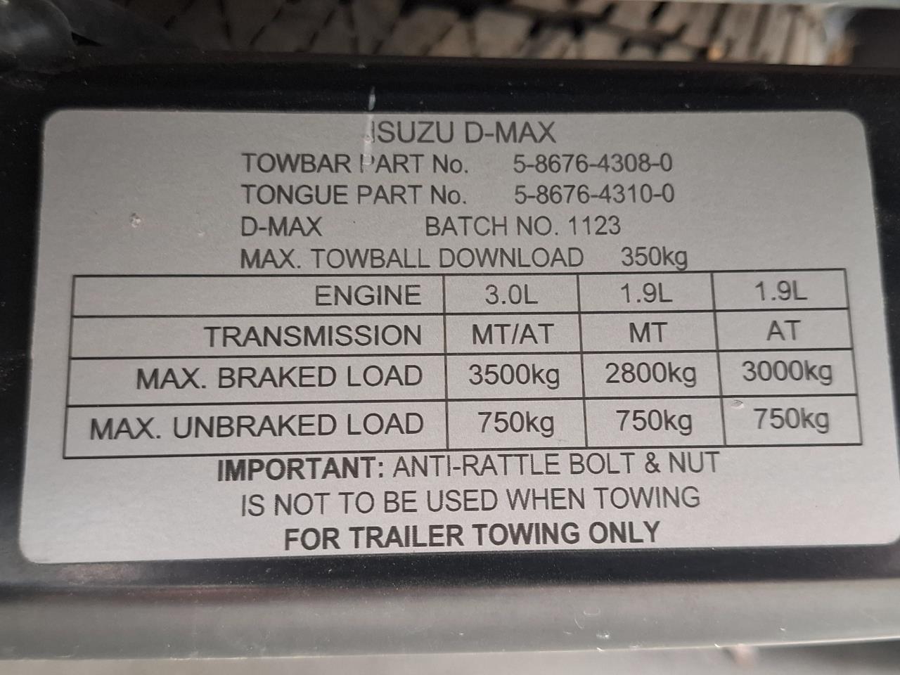 2023 Isuzu D-Max